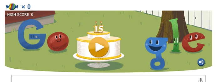15 urodziny Google Doodle